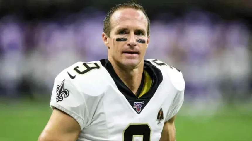 drew brees makes his nbc debut, internet amazed by his new hair